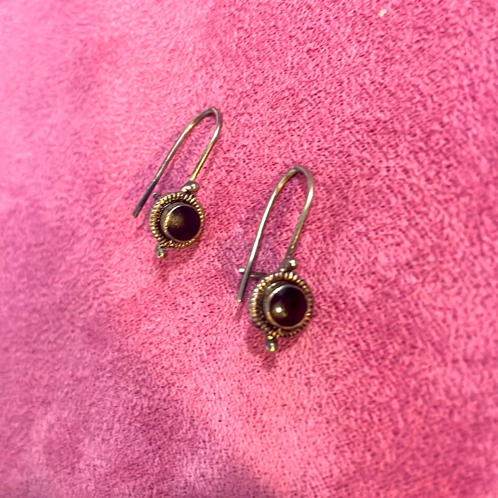 Vintage 90’s black earrings
